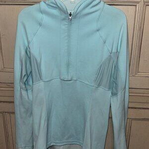 Womens' Reversible Lululemon Mint Green Half-Zip Pullover